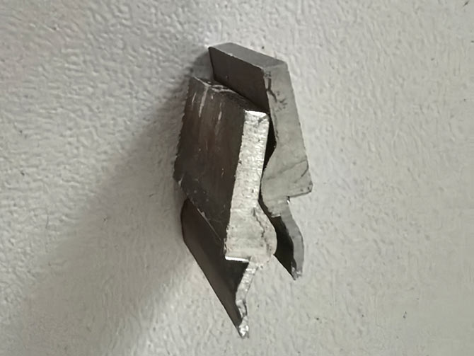 金屬燈罩切樣圖，金剛石線能切金屬嗎，金剛石線能切不銹鋼嗎，今科技術(shù)